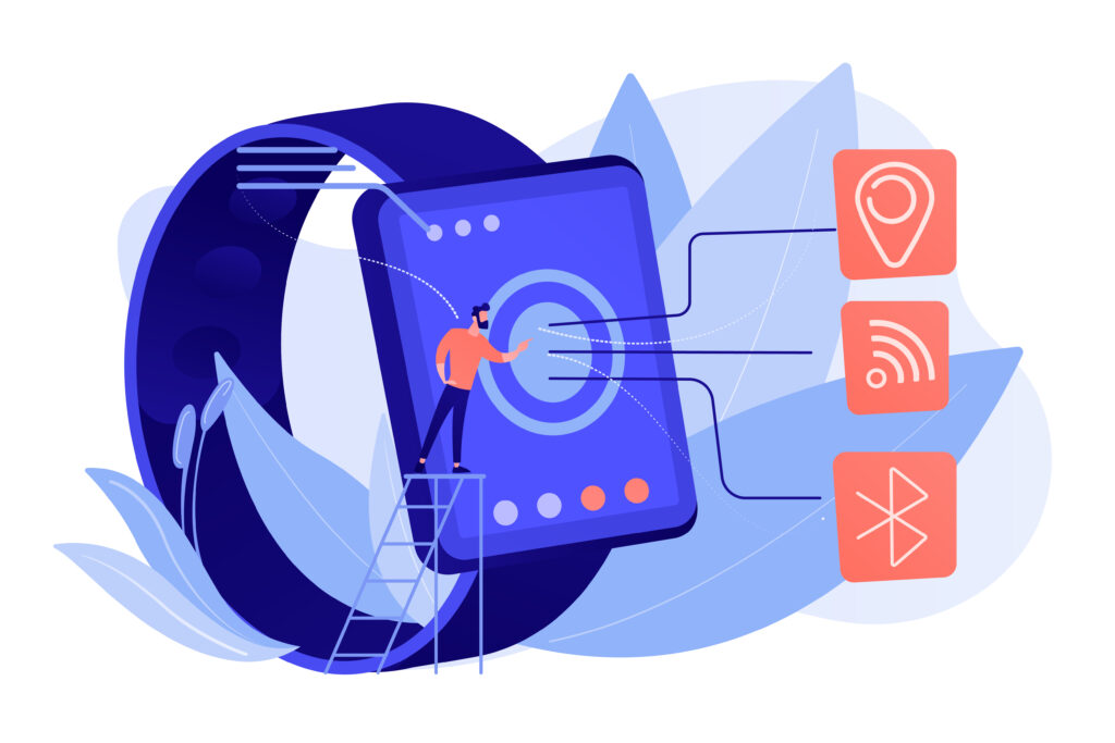 wireless connectivity concept vector illustration.