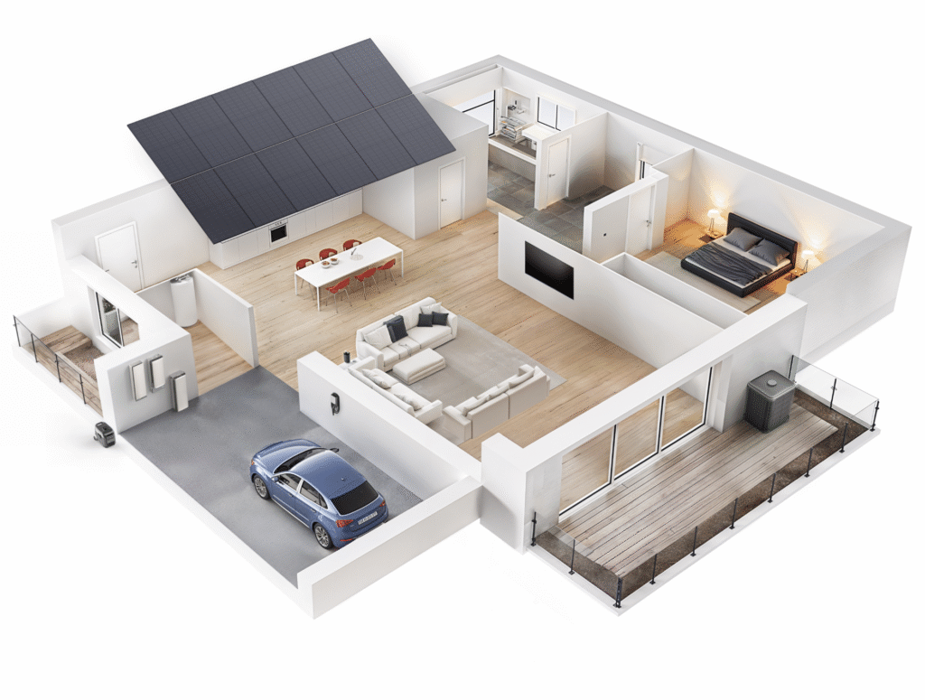 ecoflow ocean pro solar battery system without gas generator
